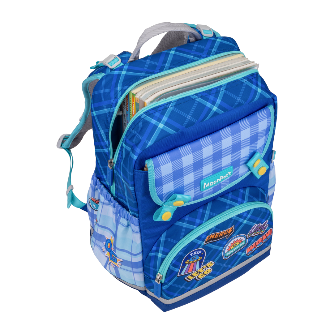 ASS103P School Bag - Enjoy Your Day - Blue
