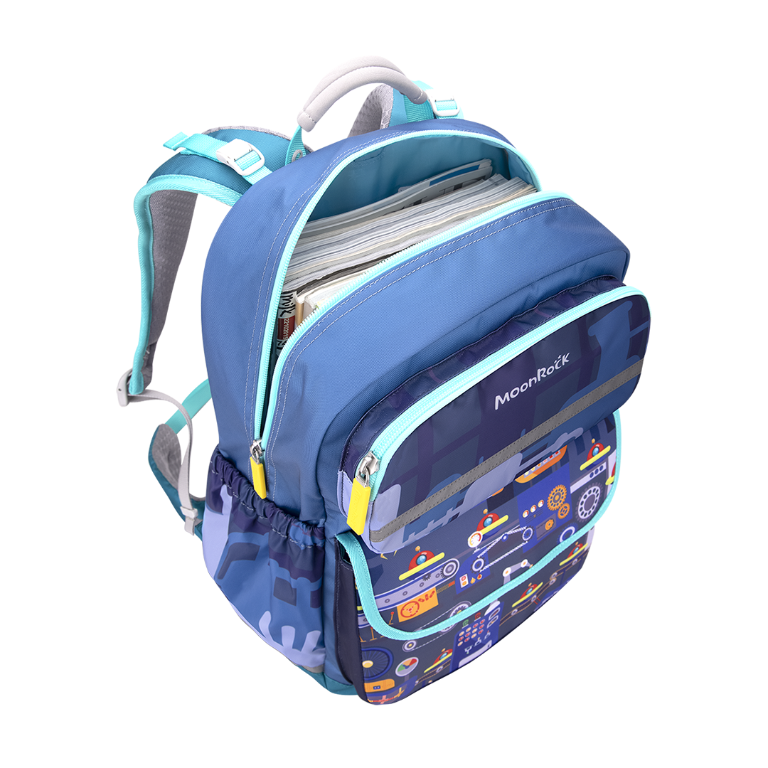 SS201P School Bag - Astro Inventor - Blue Green