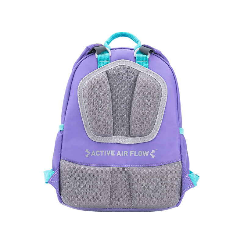 MoonRock Children's Antimicrobial Spine Protection Backpack - Forest Sports Meet - Light Purple (S)