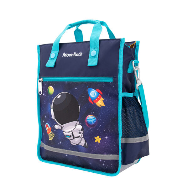 MoonRock Multifunctional Tutoring Bag - Fly to the Moon - Deep Blue
