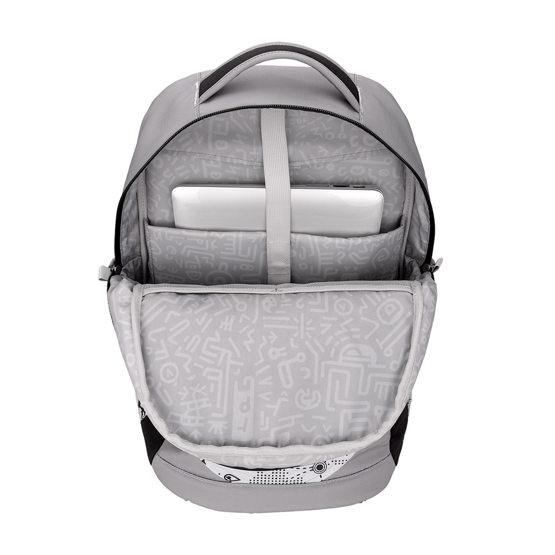MA503P School Bag - Exploration - Lt Grey