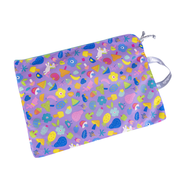 PI8000P F4 Homework Bag - Unicorn Garden - Light Purple