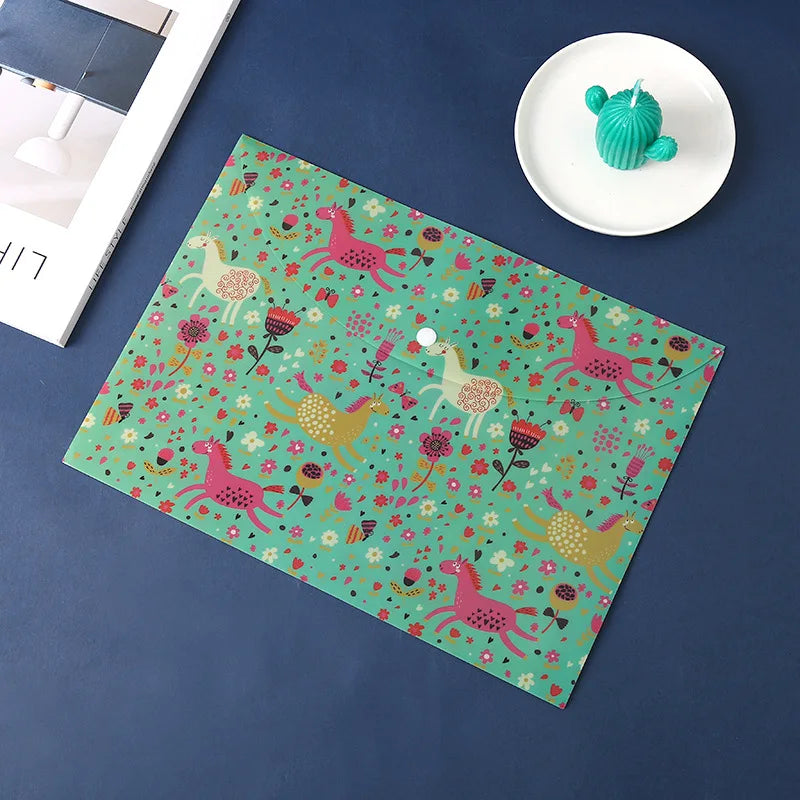 A4 Animal File Bag – Cute Document Organizer for Kids