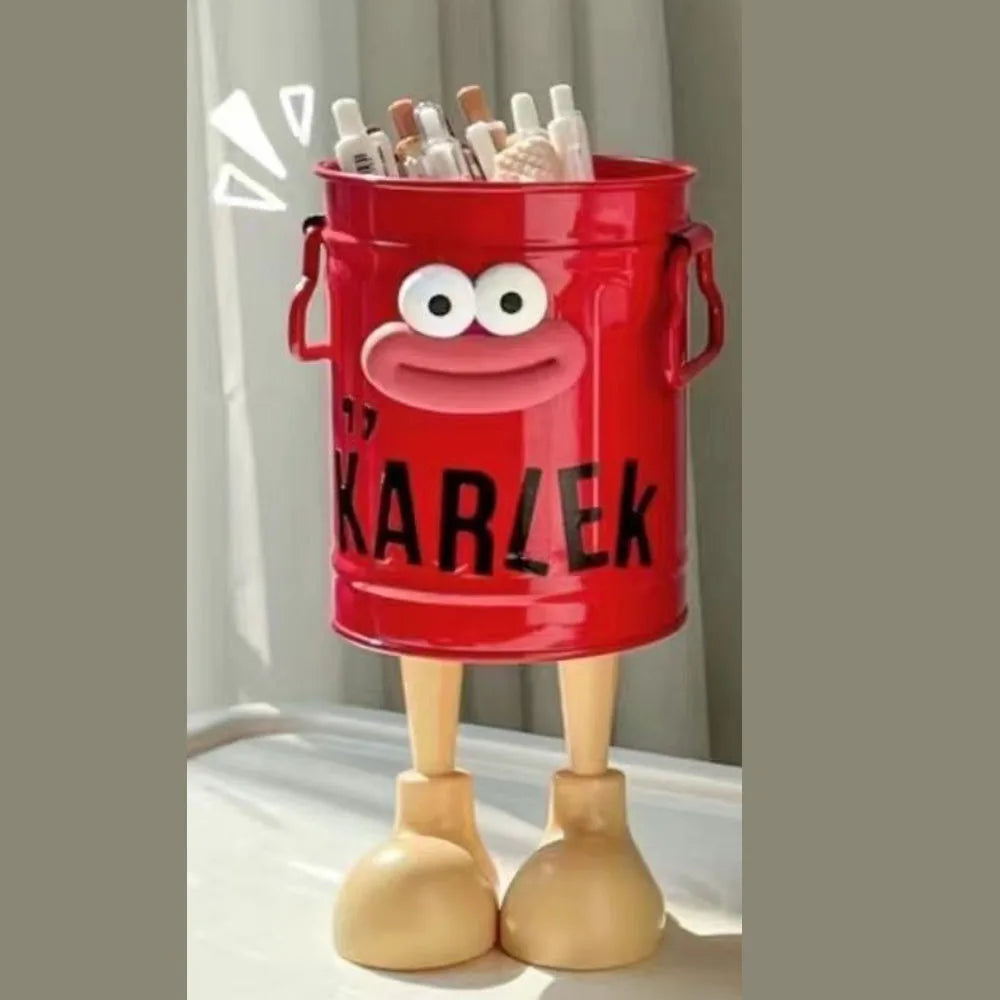 Cartoon Pen Holder – Cute Desk & Office Storage Organizer