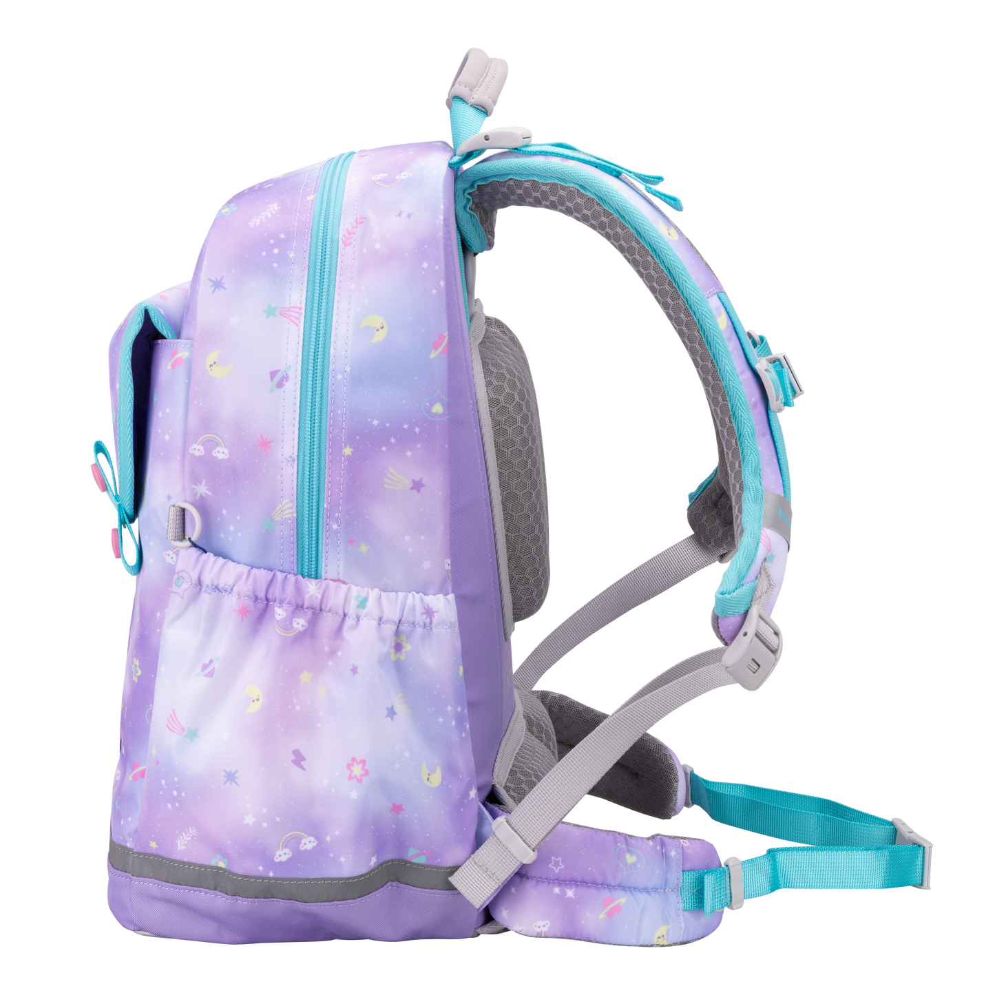 SS100P School Bag - Star Unicorn - Light Purple
