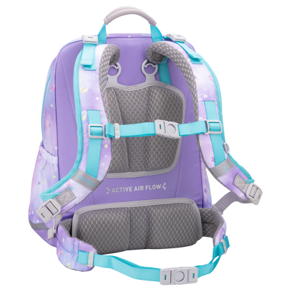 SS100P School Bag - Star Unicorn - Light Purple
