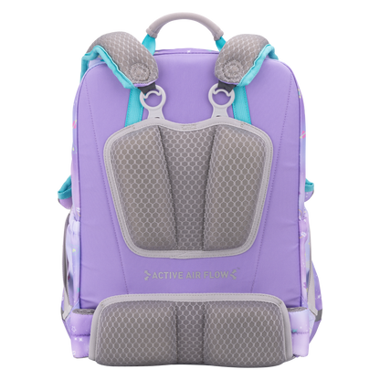 SS100P School Bag - Star Unicorn - Light Purple