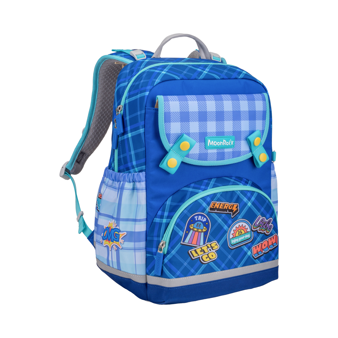 ASS103P School Bag - Enjoy Your Day - Blue