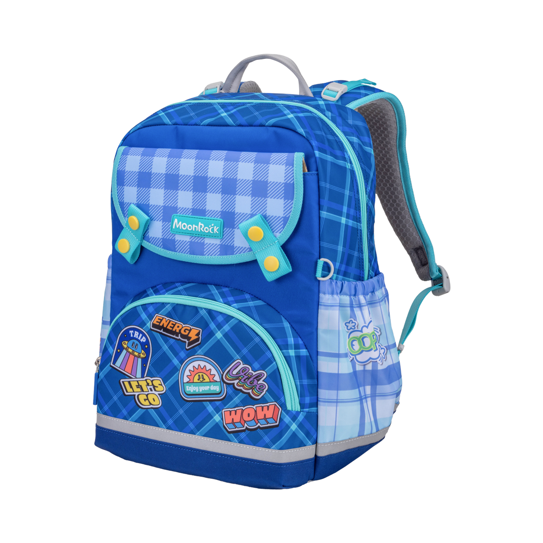 ASS103P School Bag - Enjoy Your Day - Blue