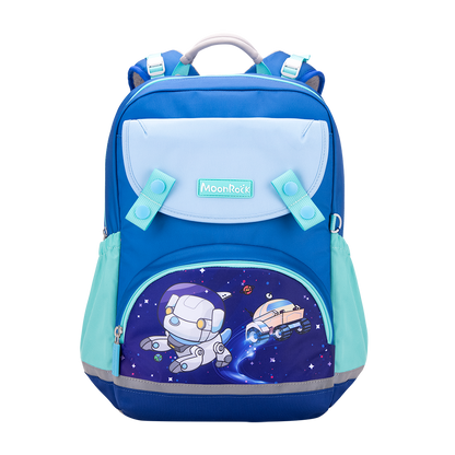 LSS103P School Bag - Astro Pals - Blue Green