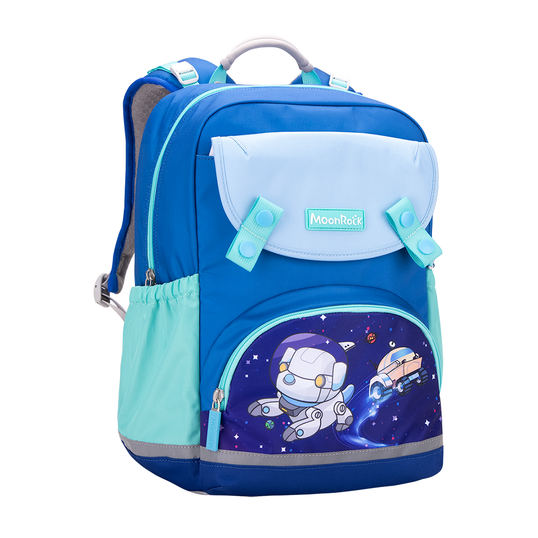 LSS103P School Bag - Astro Pals - Blue Green