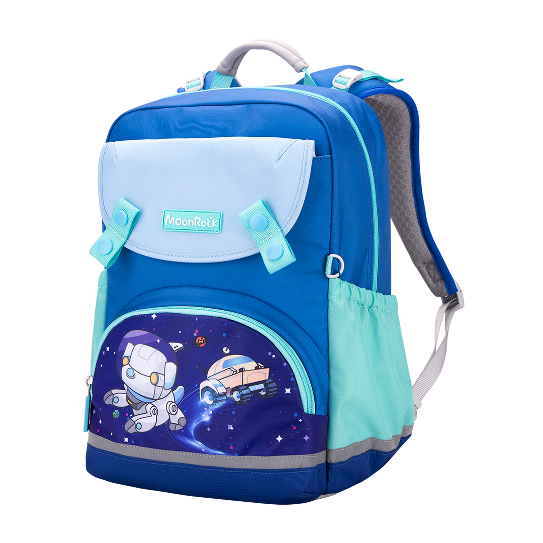LSS103P School Bag - Astro Pals - Blue Green
