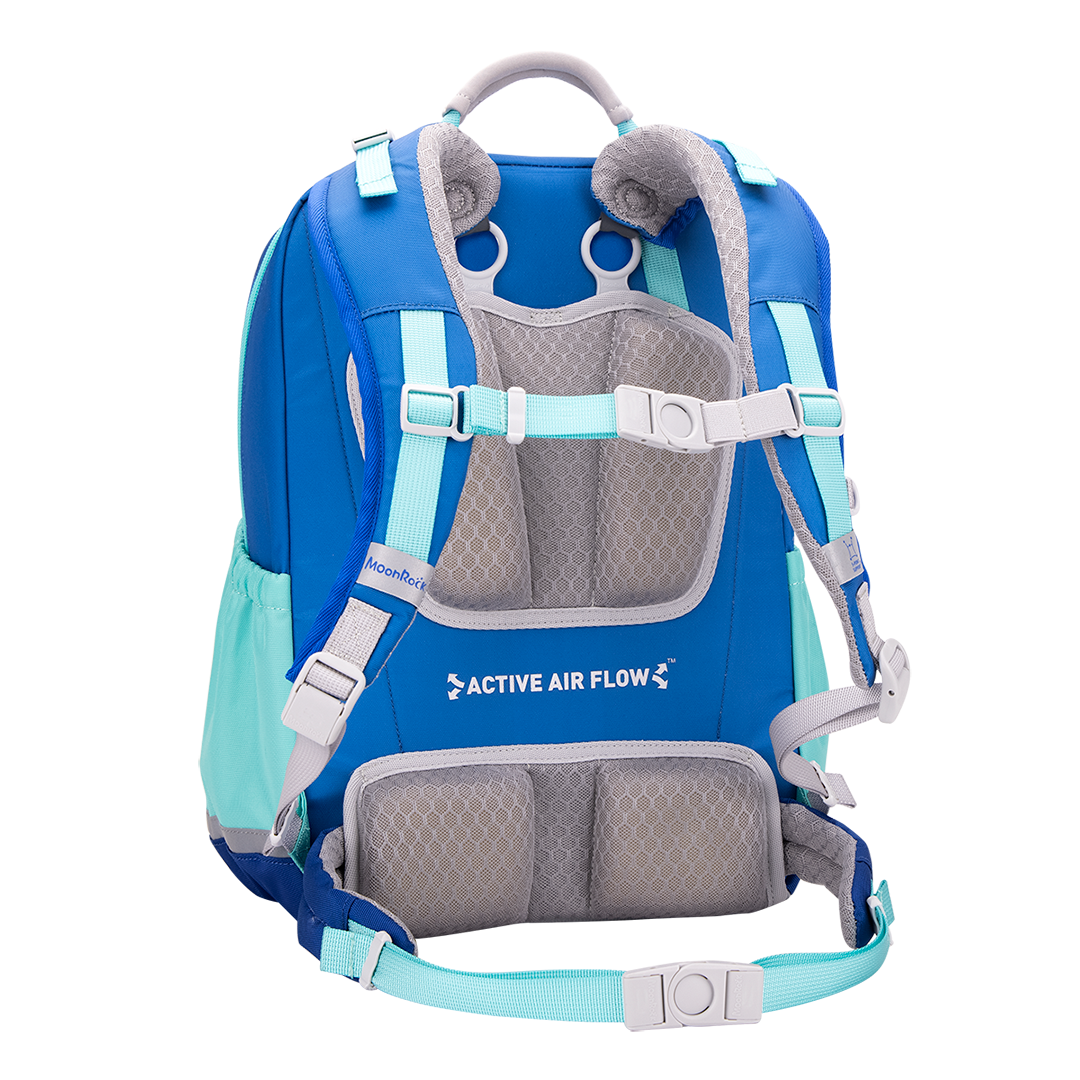 LSS103P School Bag - Astro Pals - Blue Green