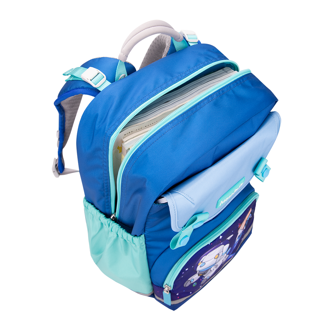 LSS103P School Bag - Astro Pals - Blue Green