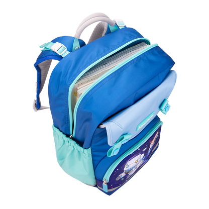 LSS103P School Bag - Astro Pals - Blue Green