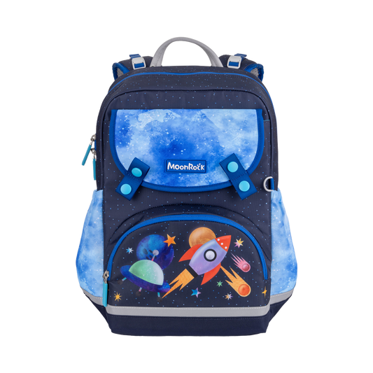 ASS103P School Bag - Soaring the Skies - Dark Blue