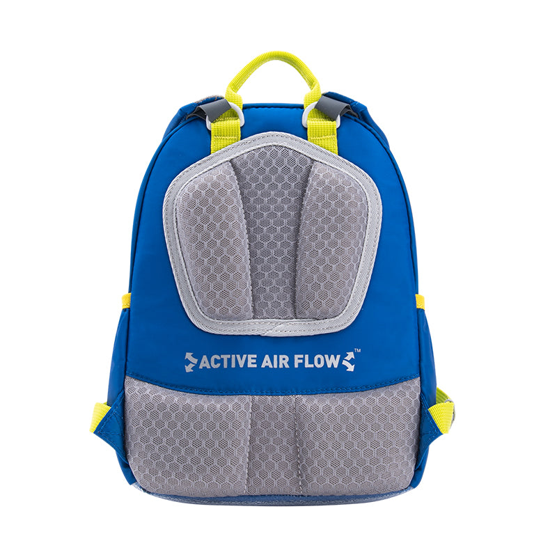 MoonRock Children's Antimicrobial Spine Protection Backpack - Forest Sports Meet - Blue (S)