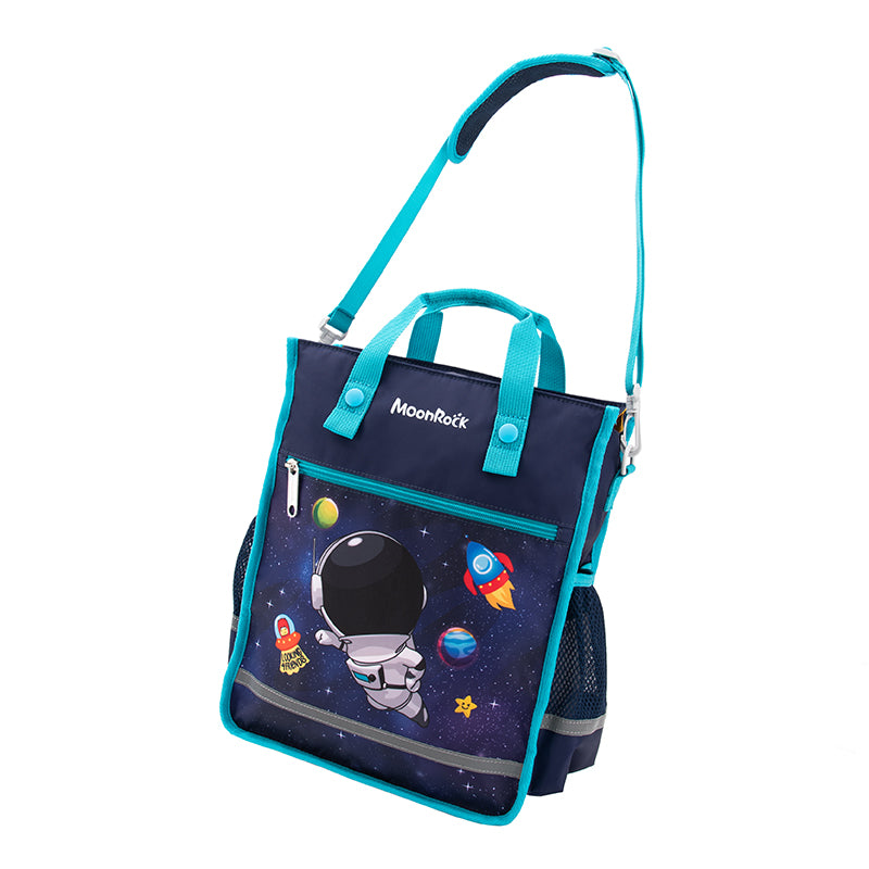 MoonRock Multifunctional Tutoring Bag - Fly to the Moon - Deep Blue