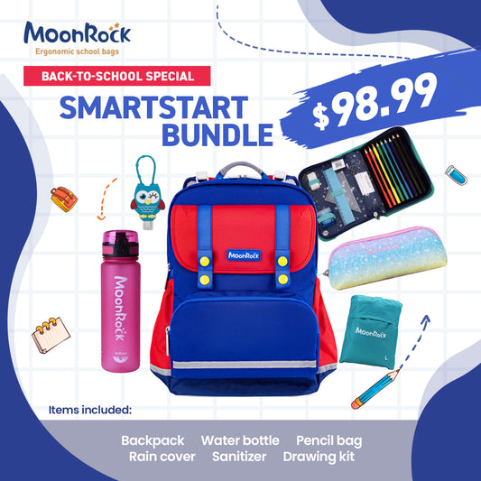Back-to-School Special Bundle (SP200 School Bag - Red)