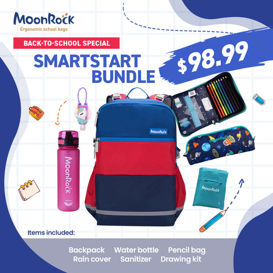 Back-to-School Special Bundle (SP300 School Bag - Red)