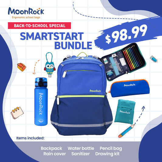 Back-to-School Special Bundle (SP500 School Bag - Sky Blue)