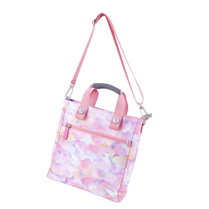 MoonRock Time Out Casual Shoulder Bag - Rainbow Unicorn - Pink