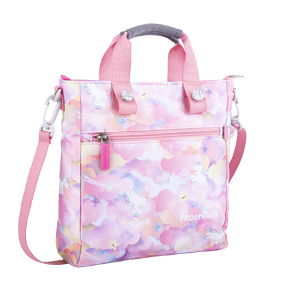 MoonRock Time Out Casual Shoulder Bag - Rainbow Unicorn - Pink