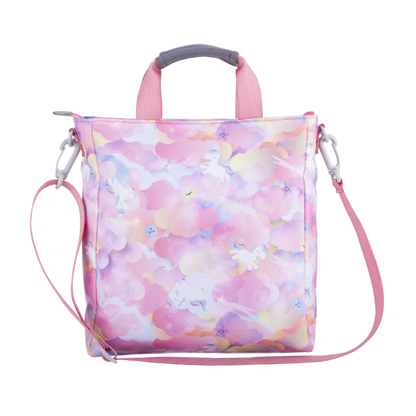 MoonRock Time Out Casual Shoulder Bag - Rainbow Unicorn - Pink