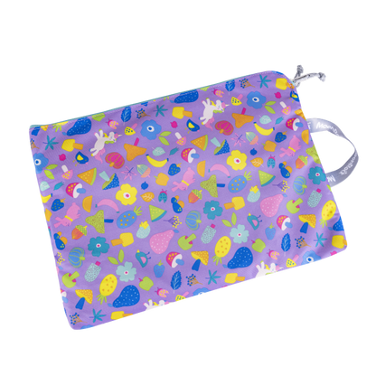 PI8000P F4 Homework Bag - Unicorn Garden - Light Purple