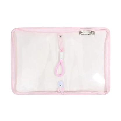 Portable Zipper File Bag with Handle – Large Capacity