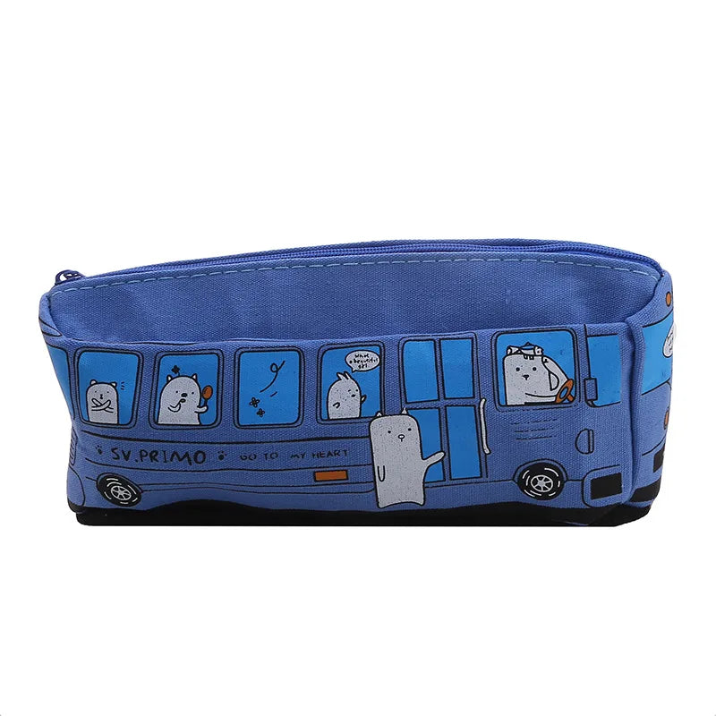 Cute Fish Pencil Case Kawaii Cartoon Zipper Pen Bag