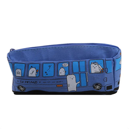 Cute Fish Pencil Case Kawaii Cartoon Zipper Pen Bag