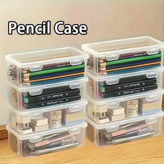 1/2 Pcs PP Pencil Case – Large Capacity Stationery Organizer