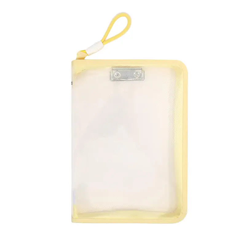 Portable Zipper File Bag with Handle – Large Capacity