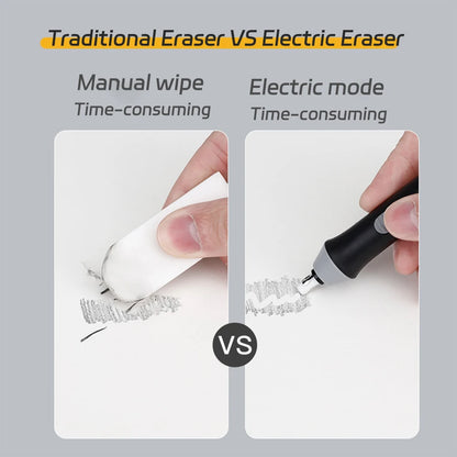 Electric Eraser – Adjustable Thick/Thin Rubber, Safe & Efficient