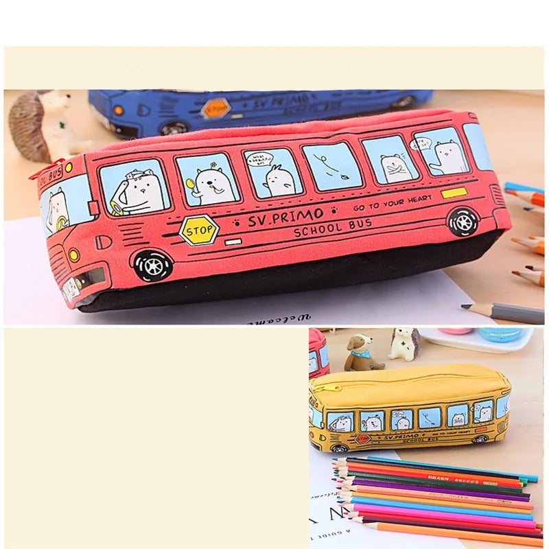Cute Fish Pencil Case Kawaii Cartoon Zipper Pen Bag