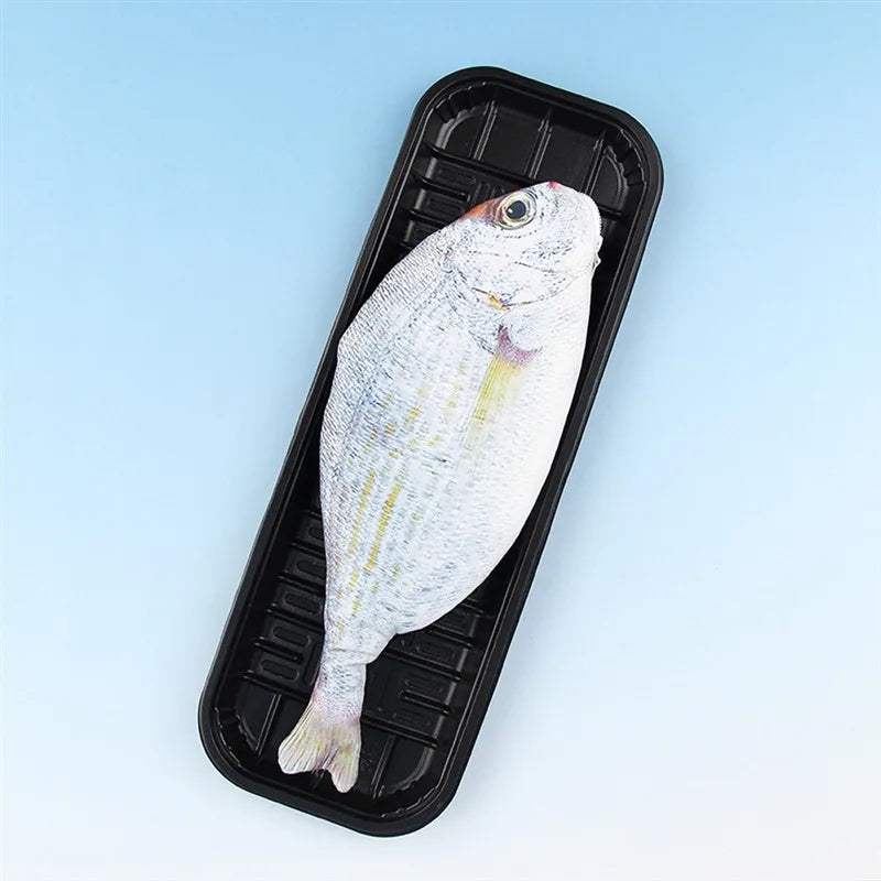 Cute Fish Pencil Case Kawaii Cartoon Zipper Pen Bag