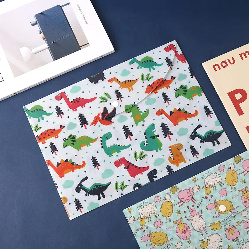 A4 Animal File Bag – Cute Document Organizer for Kids