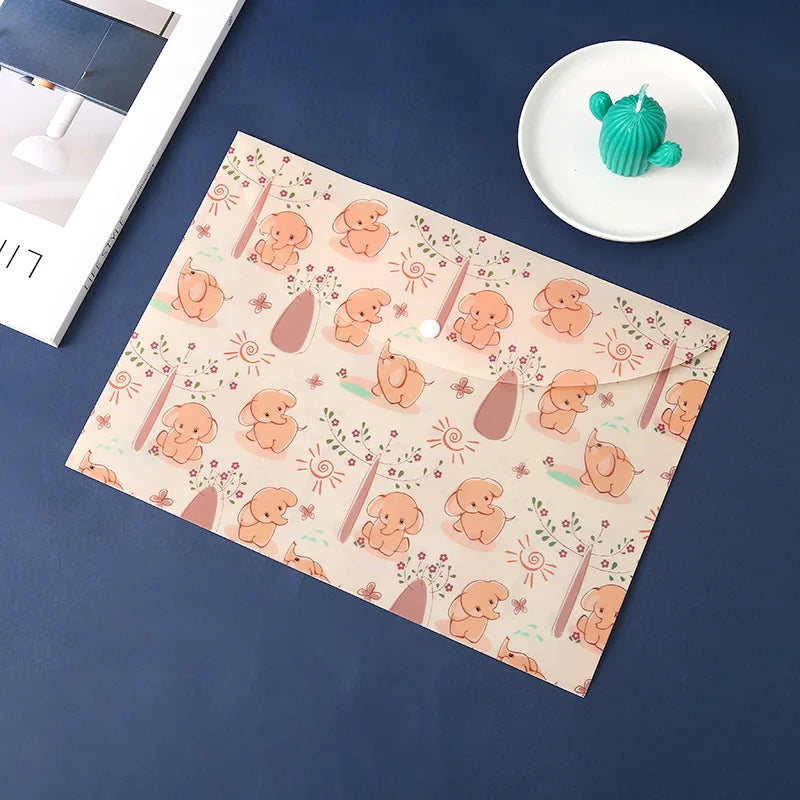 A4 Animal File Bag – Cute Document Organizer for Kids