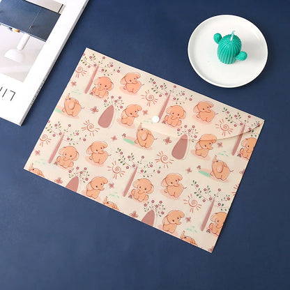 A4 Animal File Bag – Cute Document Organizer for Kids