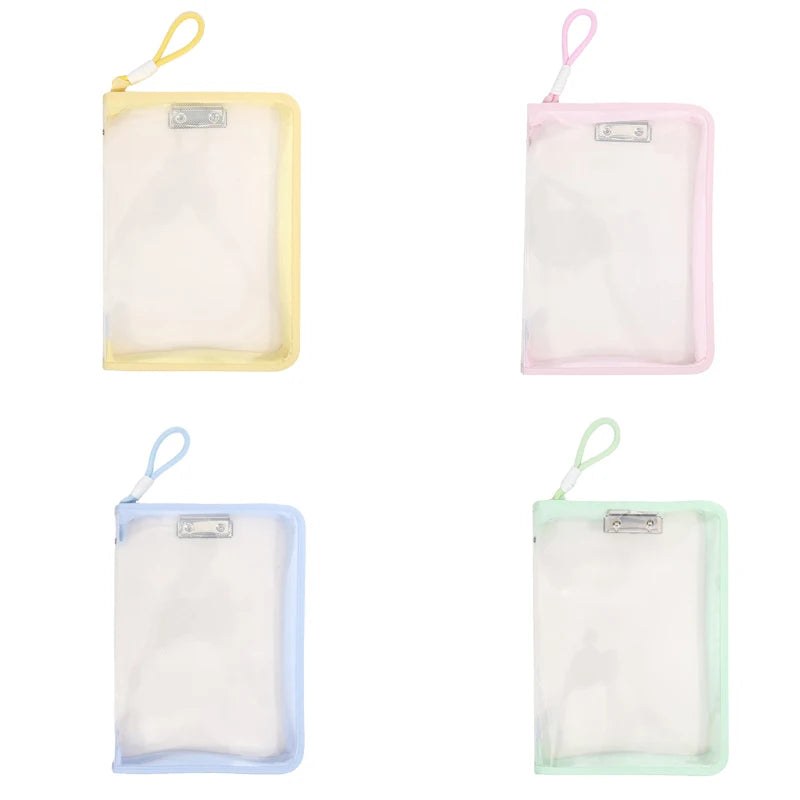 Portable Zipper File Bag with Handle – Large Capacity