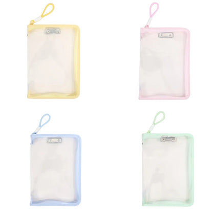 Portable Zipper File Bag with Handle – Large Capacity