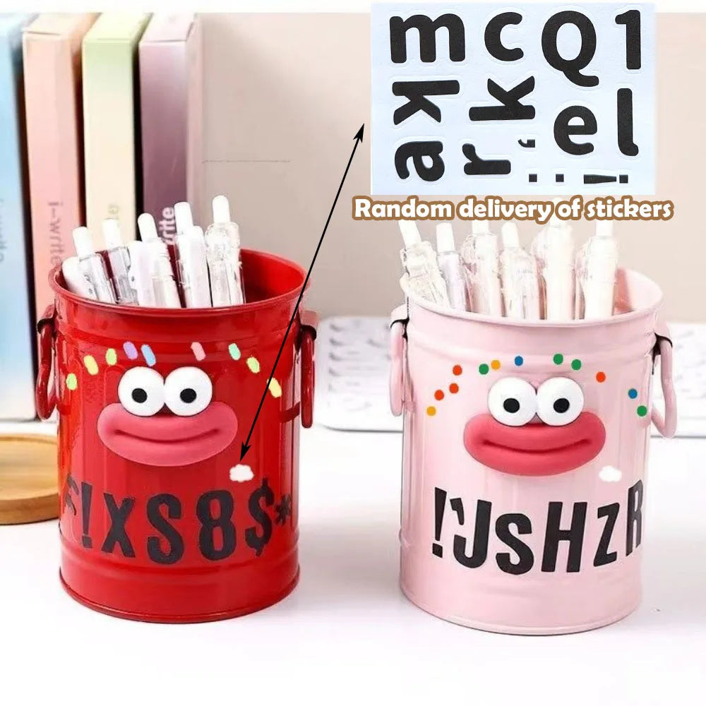 Cartoon Pen Holder – Cute Desk & Office Storage Organizer