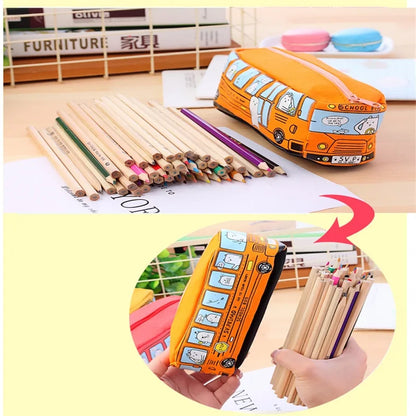 Cute Fish Pencil Case Kawaii Cartoon Zipper Pen Bag