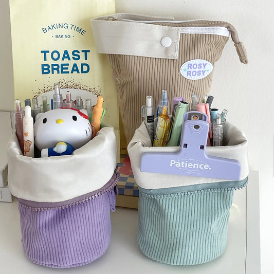 1 Pc Cute Cartoon Pen Pouch – Large Capacity Pencil Case