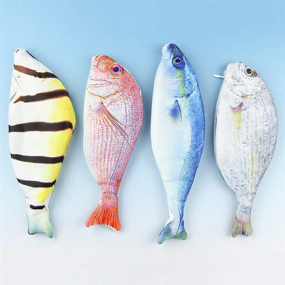 Cute Fish Pencil Case Kawaii Cartoon Zipper Pen Bag