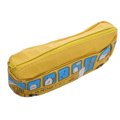 Cute Fish Pencil Case Kawaii Cartoon Zipper Pen Bag