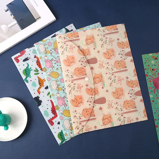 A4 Animal File Bag – Cute Document Organizer for Kids