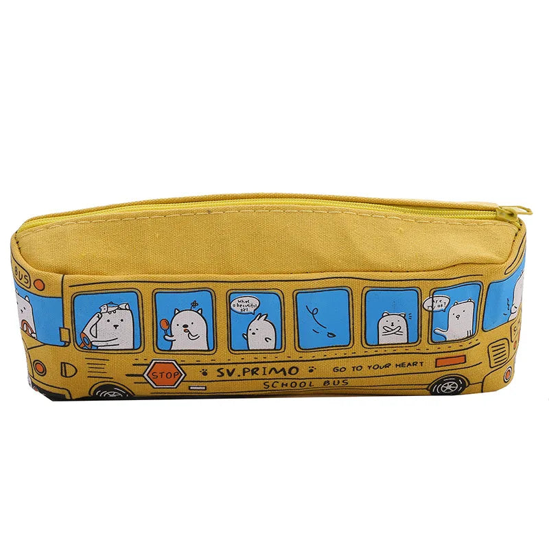 Cute Fish Pencil Case Kawaii Cartoon Zipper Pen Bag