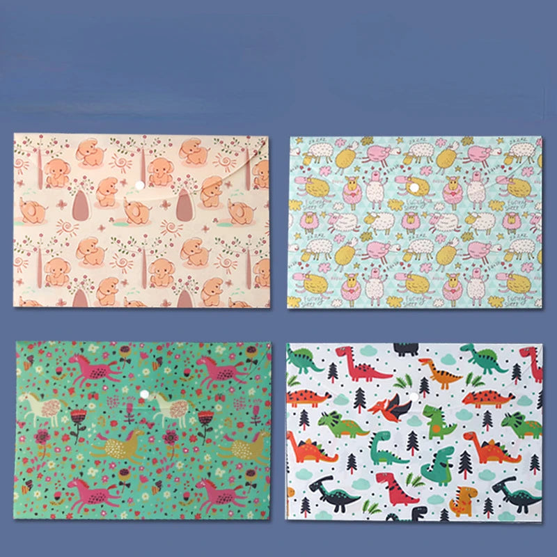 A4 Animal File Bag – Cute Document Organizer for Kids